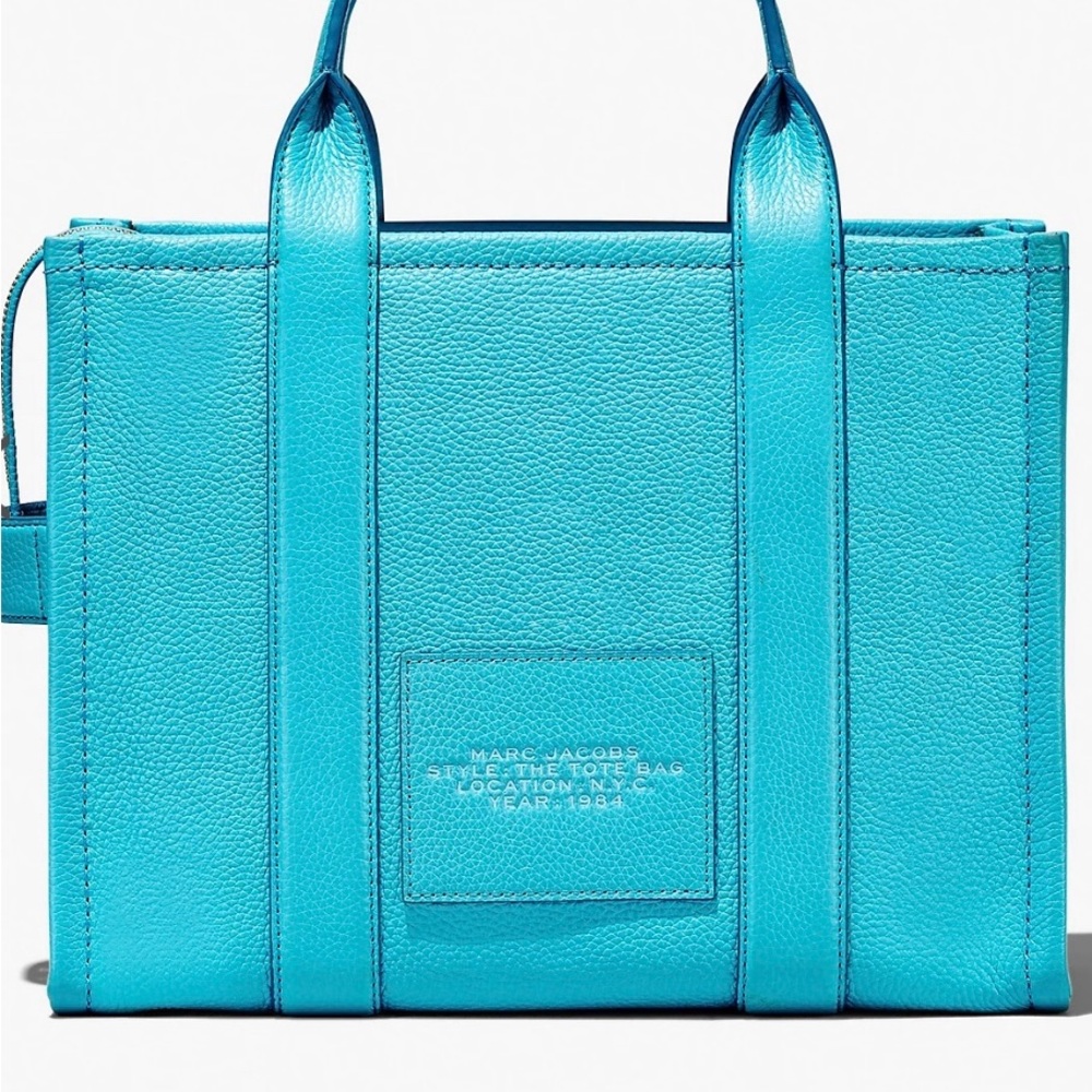 Marc Jacobs Turquoise Tote Bag - Picture 6 of 9